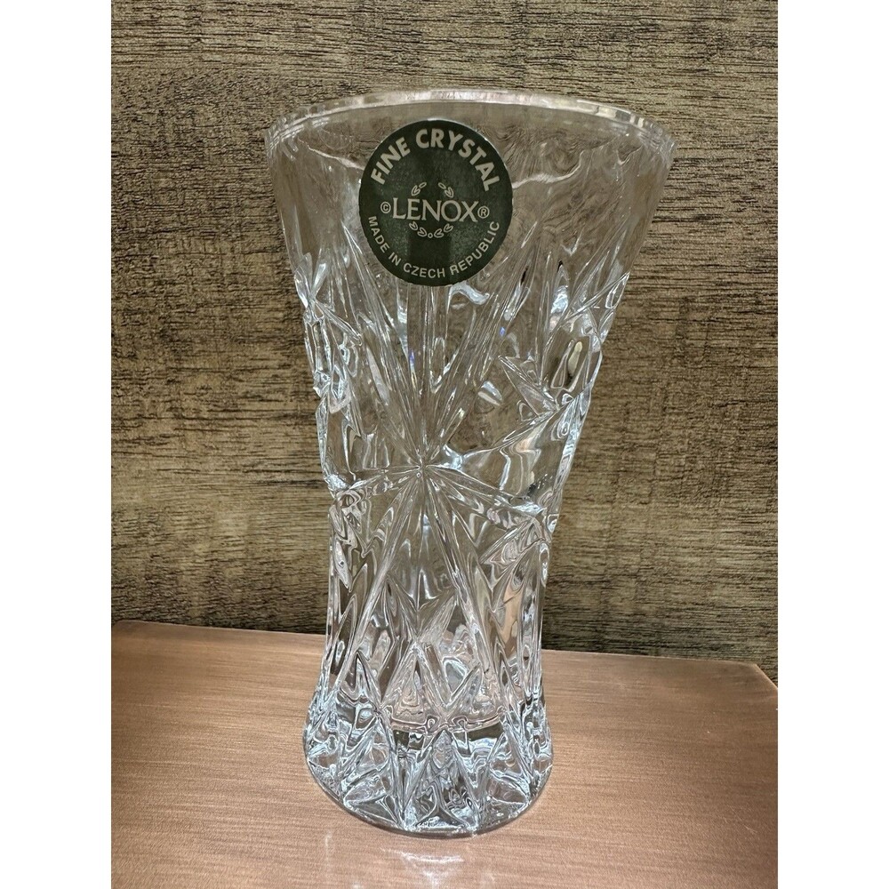 Lenox  vintage fine crystal  4” Miniature vase